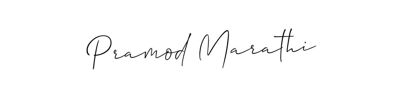 Best and Professional Signature Style for Pramod Marathi. Allison_Script Best Signature Style Collection. Pramod Marathi signature style 2 images and pictures png