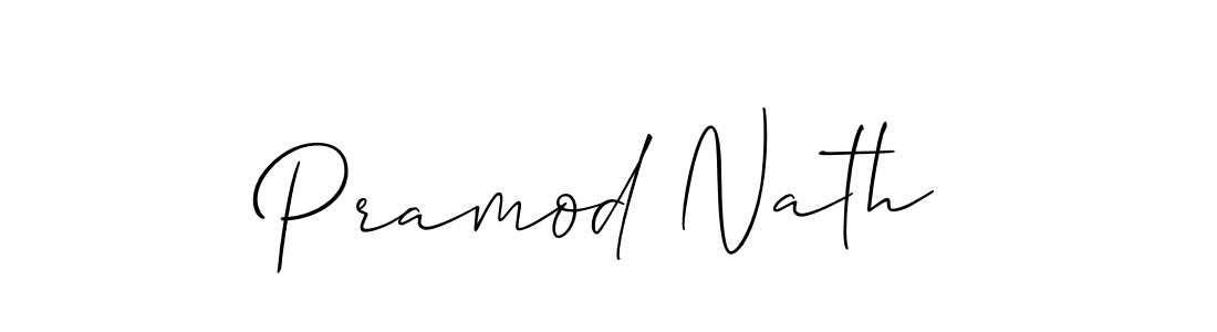 Similarly Allison_Script is the best handwritten signature design. Signature creator online .You can use it as an online autograph creator for name Pramod Nath. Pramod Nath signature style 2 images and pictures png