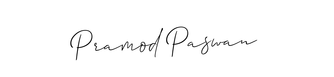 Also You can easily find your signature by using the search form. We will create Pramod Paswan name handwritten signature images for you free of cost using Allison_Script sign style. Pramod Paswan signature style 2 images and pictures png