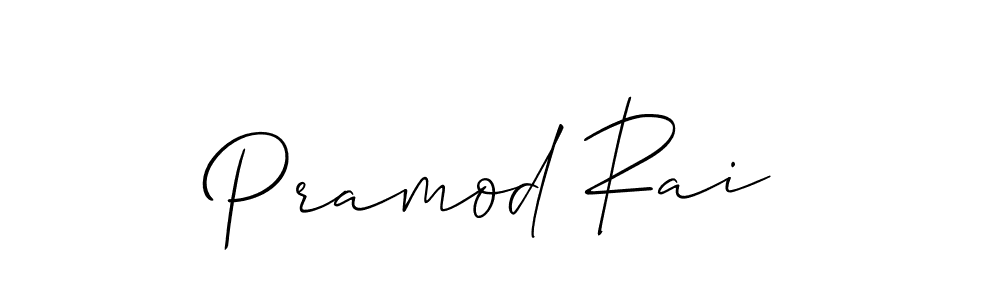 Make a short Pramod Rai signature style. Manage your documents anywhere anytime using Allison_Script. Create and add eSignatures, submit forms, share and send files easily. Pramod Rai signature style 2 images and pictures png