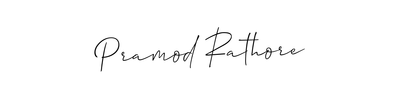 The best way (Allison_Script) to make a short signature is to pick only two or three words in your name. The name Pramod Rathore include a total of six letters. For converting this name. Pramod Rathore signature style 2 images and pictures png