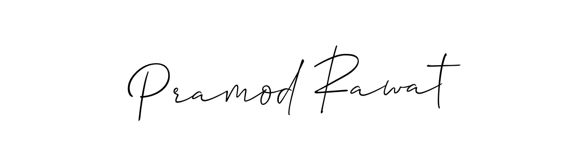 Also we have Pramod Rawat name is the best signature style. Create professional handwritten signature collection using Allison_Script autograph style. Pramod Rawat signature style 2 images and pictures png