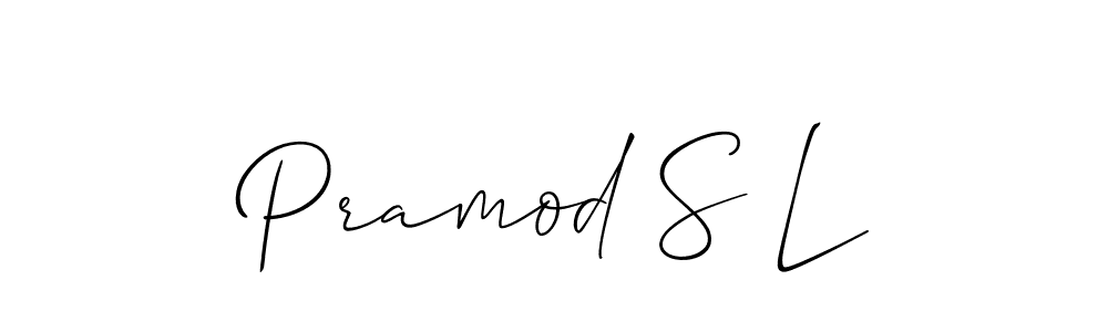 Once you've used our free online signature maker to create your best signature Allison_Script style, it's time to enjoy all of the benefits that Pramod S L name signing documents. Pramod S L signature style 2 images and pictures png