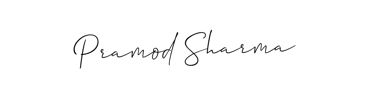 Similarly Allison_Script is the best handwritten signature design. Signature creator online .You can use it as an online autograph creator for name Pramod Sharma. Pramod Sharma signature style 2 images and pictures png