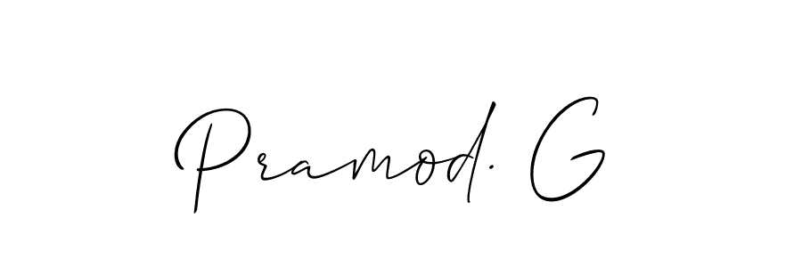 You can use this online signature creator to create a handwritten signature for the name Pramod. G. This is the best online autograph maker. Pramod. G signature style 2 images and pictures png