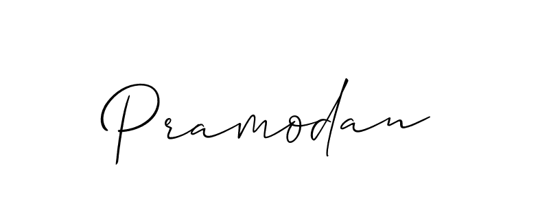 Make a beautiful signature design for name Pramodan. Use this online signature maker to create a handwritten signature for free. Pramodan signature style 2 images and pictures png