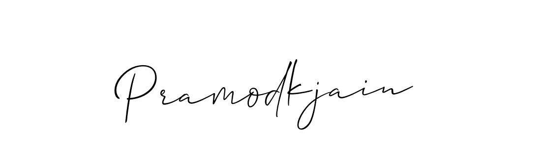 Also we have Pramodkjain name is the best signature style. Create professional handwritten signature collection using Allison_Script autograph style. Pramodkjain signature style 2 images and pictures png