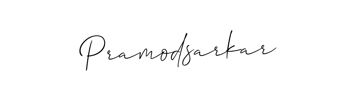 if you are searching for the best signature style for your name Pramodsarkar. so please give up your signature search. here we have designed multiple signature styles  using Allison_Script. Pramodsarkar signature style 2 images and pictures png
