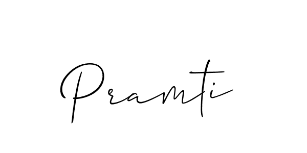 Best and Professional Signature Style for Pramti. Allison_Script Best Signature Style Collection. Pramti signature style 2 images and pictures png