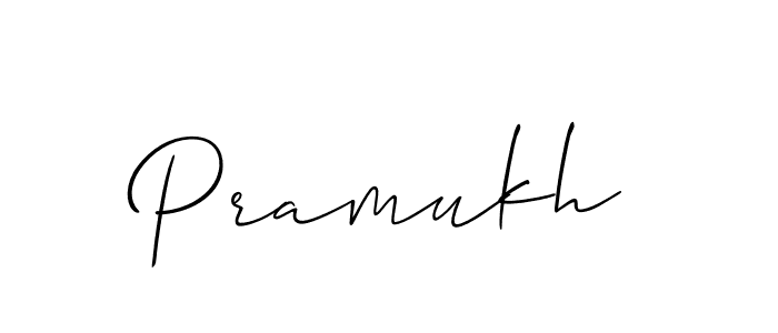 Also You can easily find your signature by using the search form. We will create Pramukh name handwritten signature images for you free of cost using Allison_Script sign style. Pramukh signature style 2 images and pictures png