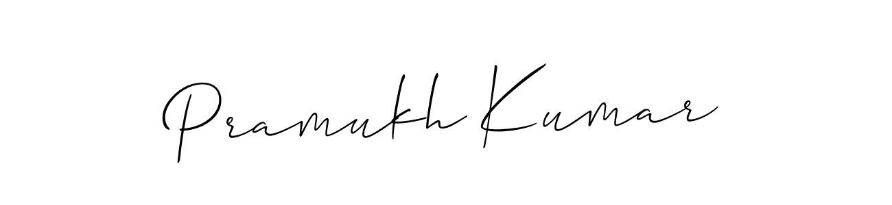 See photos of Pramukh Kumar official signature by Spectra . Check more albums & portfolios. Read reviews & check more about Allison_Script font. Pramukh Kumar signature style 2 images and pictures png