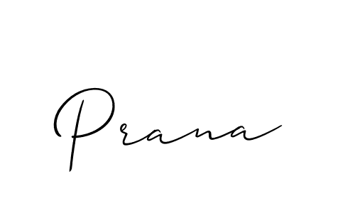 How to make Prana signature? Allison_Script is a professional autograph style. Create handwritten signature for Prana name. Prana signature style 2 images and pictures png