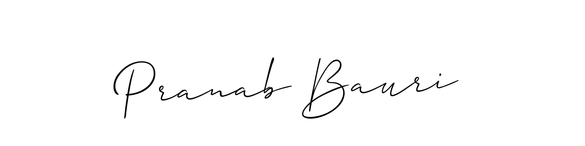 Create a beautiful signature design for name Pranab Bauri. With this signature (Allison_Script) fonts, you can make a handwritten signature for free. Pranab Bauri signature style 2 images and pictures png