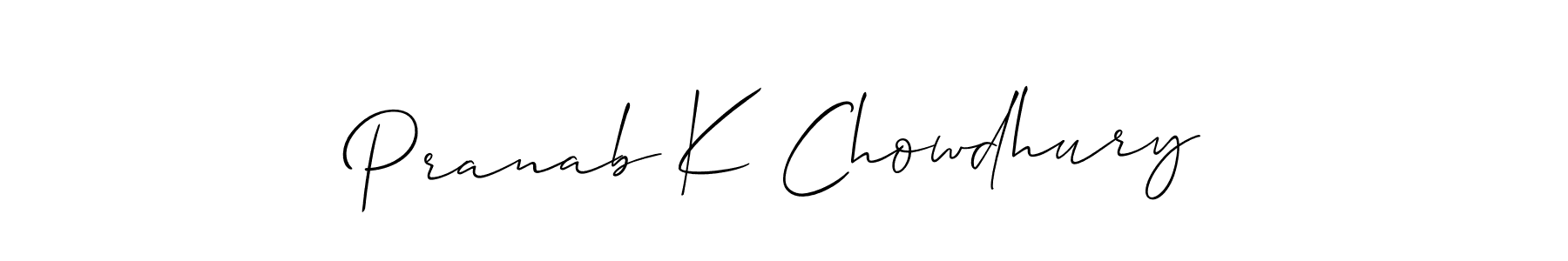 Once you've used our free online signature maker to create your best signature Allison_Script style, it's time to enjoy all of the benefits that Pranab K Chowdhury name signing documents. Pranab K Chowdhury signature style 2 images and pictures png
