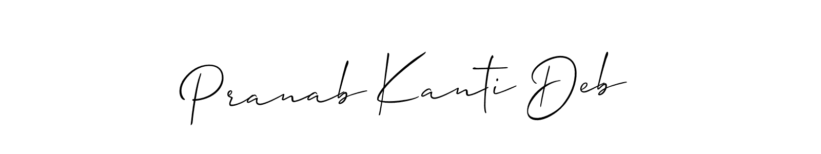 How to make Pranab Kanti Deb signature? Allison_Script is a professional autograph style. Create handwritten signature for Pranab Kanti Deb name. Pranab Kanti Deb signature style 2 images and pictures png