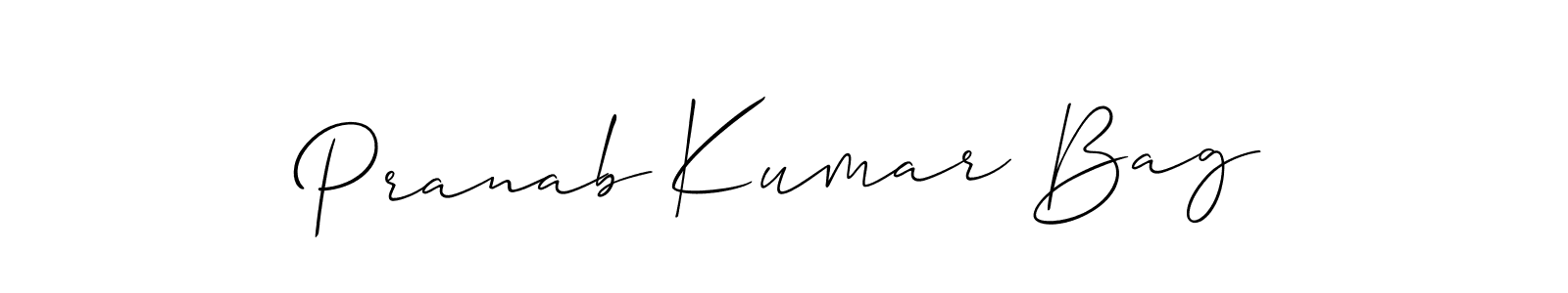 Once you've used our free online signature maker to create your best signature Allison_Script style, it's time to enjoy all of the benefits that Pranab Kumar Bag name signing documents. Pranab Kumar Bag signature style 2 images and pictures png