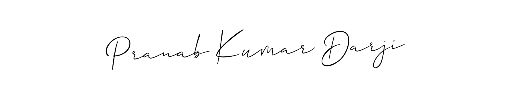 Make a beautiful signature design for name Pranab Kumar Darji. With this signature (Allison_Script) style, you can create a handwritten signature for free. Pranab Kumar Darji signature style 2 images and pictures png