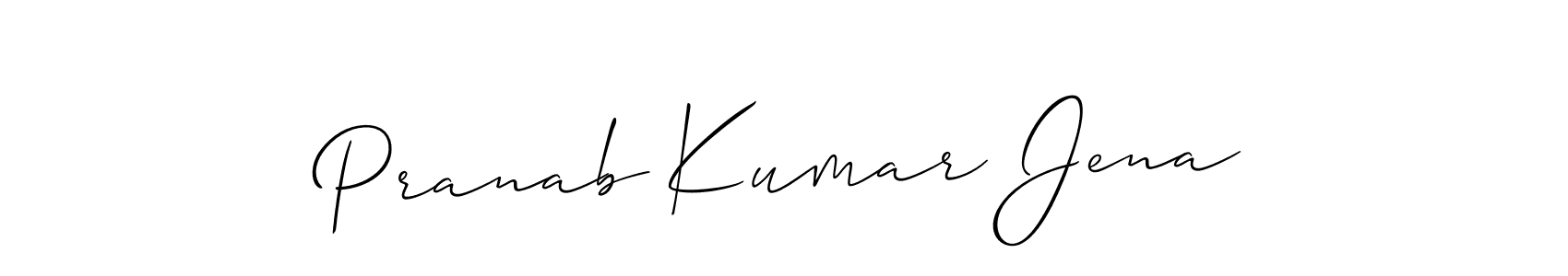 Pranab Kumar Jena stylish signature style. Best Handwritten Sign (Allison_Script) for my name. Handwritten Signature Collection Ideas for my name Pranab Kumar Jena. Pranab Kumar Jena signature style 2 images and pictures png