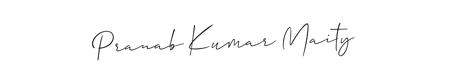 How to Draw Pranab Kumar Maity signature style? Allison_Script is a latest design signature styles for name Pranab Kumar Maity. Pranab Kumar Maity signature style 2 images and pictures png