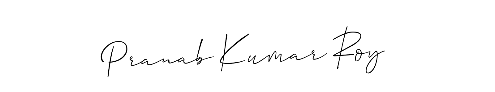 How to make Pranab Kumar Roy signature? Allison_Script is a professional autograph style. Create handwritten signature for Pranab Kumar Roy name. Pranab Kumar Roy signature style 2 images and pictures png