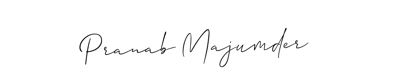 Make a short Pranab Majumder signature style. Manage your documents anywhere anytime using Allison_Script. Create and add eSignatures, submit forms, share and send files easily. Pranab Majumder signature style 2 images and pictures png