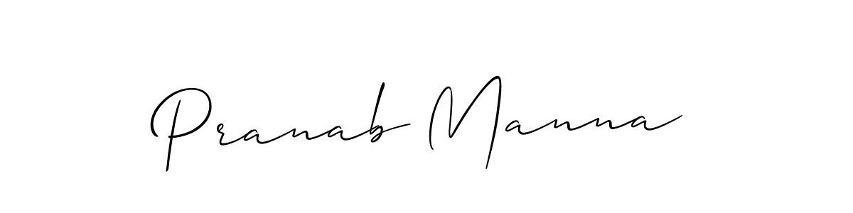 The best way (Allison_Script) to make a short signature is to pick only two or three words in your name. The name Pranab Manna include a total of six letters. For converting this name. Pranab Manna signature style 2 images and pictures png