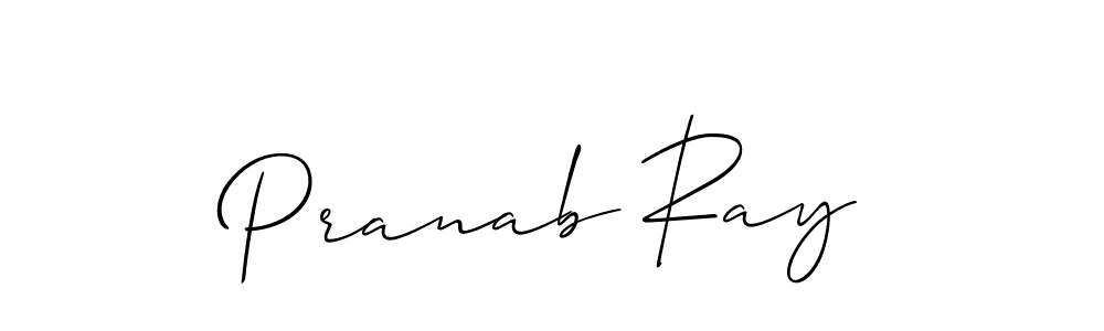Also we have Pranab Ray name is the best signature style. Create professional handwritten signature collection using Allison_Script autograph style. Pranab Ray signature style 2 images and pictures png