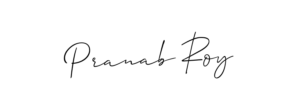 Also we have Pranab Roy name is the best signature style. Create professional handwritten signature collection using Allison_Script autograph style. Pranab Roy signature style 2 images and pictures png