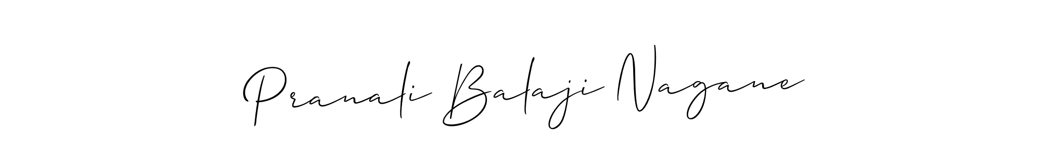 Pranali Balaji Nagane stylish signature style. Best Handwritten Sign (Allison_Script) for my name. Handwritten Signature Collection Ideas for my name Pranali Balaji Nagane. Pranali Balaji Nagane signature style 2 images and pictures png