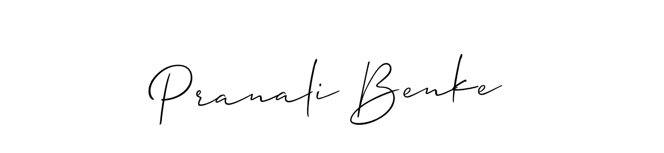 You should practise on your own different ways (Allison_Script) to write your name (Pranali Benke) in signature. don't let someone else do it for you. Pranali Benke signature style 2 images and pictures png