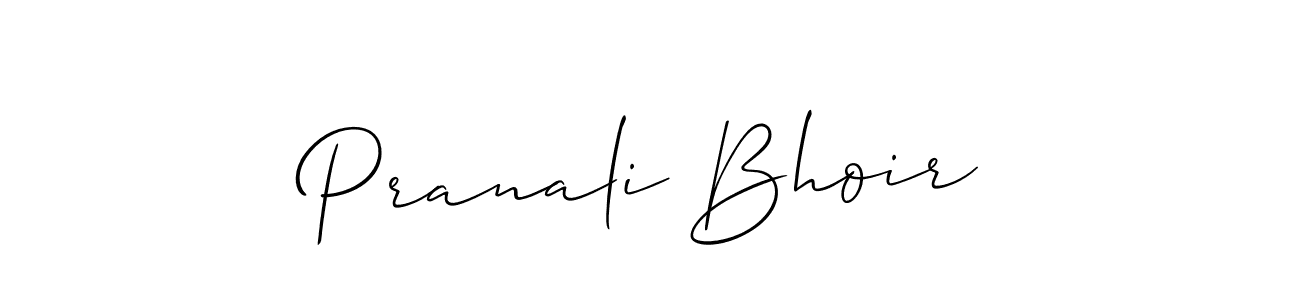 Allison_Script is a professional signature style that is perfect for those who want to add a touch of class to their signature. It is also a great choice for those who want to make their signature more unique. Get Pranali Bhoir name to fancy signature for free. Pranali Bhoir signature style 2 images and pictures png