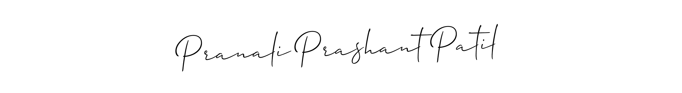 Pranali Prashant Patil stylish signature style. Best Handwritten Sign (Allison_Script) for my name. Handwritten Signature Collection Ideas for my name Pranali Prashant Patil. Pranali Prashant Patil signature style 2 images and pictures png