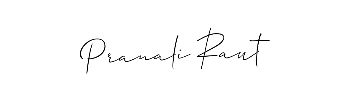 It looks lik you need a new signature style for name Pranali Raut. Design unique handwritten (Allison_Script) signature with our free signature maker in just a few clicks. Pranali Raut signature style 2 images and pictures png