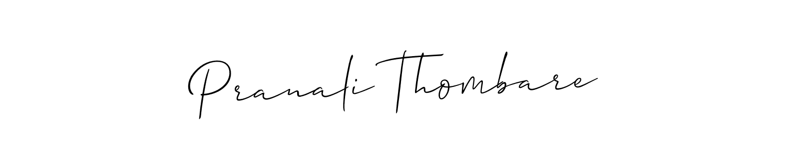 This is the best signature style for the Pranali Thombare name. Also you like these signature font (Allison_Script). Mix name signature. Pranali Thombare signature style 2 images and pictures png