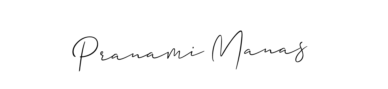 You can use this online signature creator to create a handwritten signature for the name Pranami Manas. This is the best online autograph maker. Pranami Manas signature style 2 images and pictures png