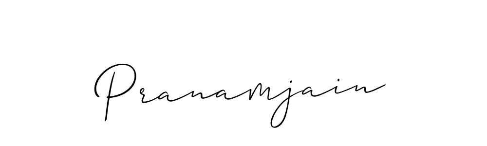 Once you've used our free online signature maker to create your best signature Allison_Script style, it's time to enjoy all of the benefits that Pranamjain name signing documents. Pranamjain signature style 2 images and pictures png