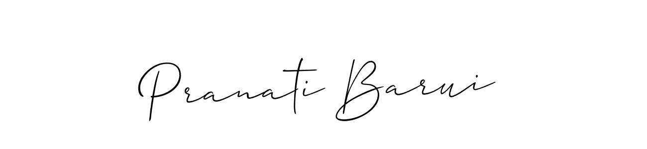 Also You can easily find your signature by using the search form. We will create Pranati Barui name handwritten signature images for you free of cost using Allison_Script sign style. Pranati Barui signature style 2 images and pictures png