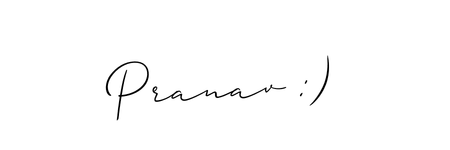 How to Draw Pranav :) signature style? Allison_Script is a latest design signature styles for name Pranav :). Pranav :) signature style 2 images and pictures png