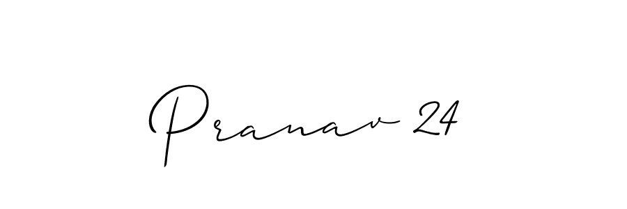 You should practise on your own different ways (Allison_Script) to write your name (Pranav 24) in signature. don't let someone else do it for you. Pranav 24 signature style 2 images and pictures png