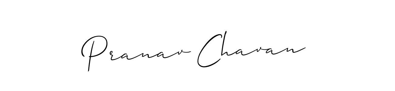 How to make Pranav Chavan signature? Allison_Script is a professional autograph style. Create handwritten signature for Pranav Chavan name. Pranav Chavan signature style 2 images and pictures png