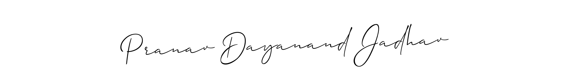 It looks lik you need a new signature style for name Pranav Dayanand Jadhav. Design unique handwritten (Allison_Script) signature with our free signature maker in just a few clicks. Pranav Dayanand Jadhav signature style 2 images and pictures png