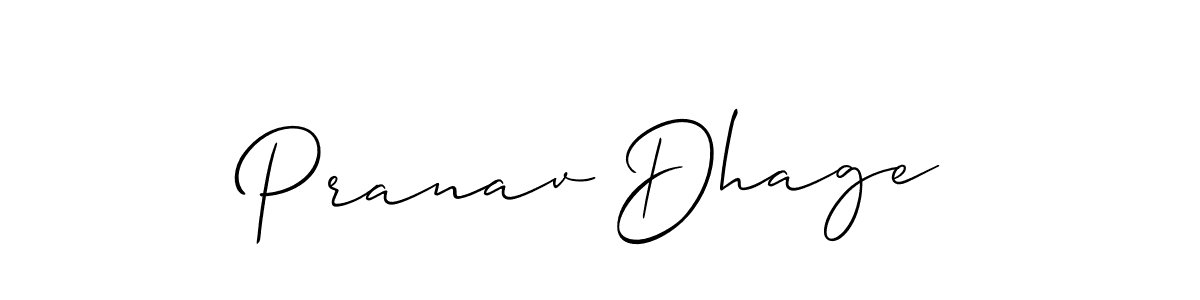 Similarly Allison_Script is the best handwritten signature design. Signature creator online .You can use it as an online autograph creator for name Pranav Dhage. Pranav Dhage signature style 2 images and pictures png