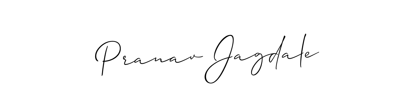if you are searching for the best signature style for your name Pranav Jagdale. so please give up your signature search. here we have designed multiple signature styles  using Allison_Script. Pranav Jagdale signature style 2 images and pictures png