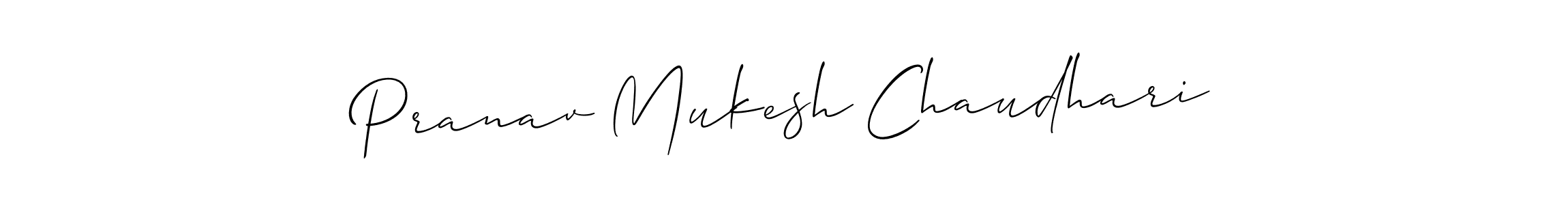 Make a beautiful signature design for name Pranav Mukesh Chaudhari. Use this online signature maker to create a handwritten signature for free. Pranav Mukesh Chaudhari signature style 2 images and pictures png