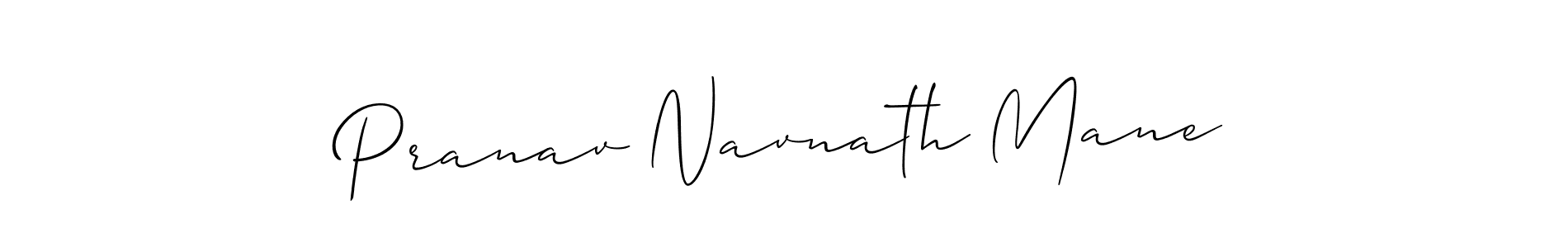 Pranav Navnath Mane stylish signature style. Best Handwritten Sign (Allison_Script) for my name. Handwritten Signature Collection Ideas for my name Pranav Navnath Mane. Pranav Navnath Mane signature style 2 images and pictures png