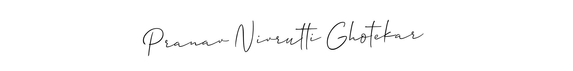 The best way (Allison_Script) to make a short signature is to pick only two or three words in your name. The name Pranav Nivrutti Ghotekar include a total of six letters. For converting this name. Pranav Nivrutti Ghotekar signature style 2 images and pictures png