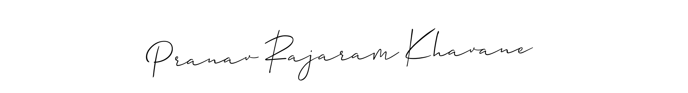 Design your own signature with our free online signature maker. With this signature software, you can create a handwritten (Allison_Script) signature for name Pranav Rajaram Khavane. Pranav Rajaram Khavane signature style 2 images and pictures png