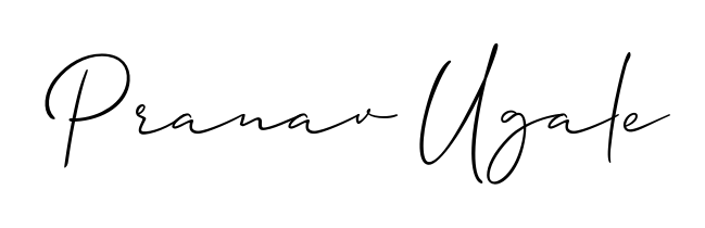 Try this chic Pranav Ugale handwritten sign style. Using Allison_Script font elements, it gives your name a sleek, memorable identity. Pranav Ugale signature style 2 images and pictures png