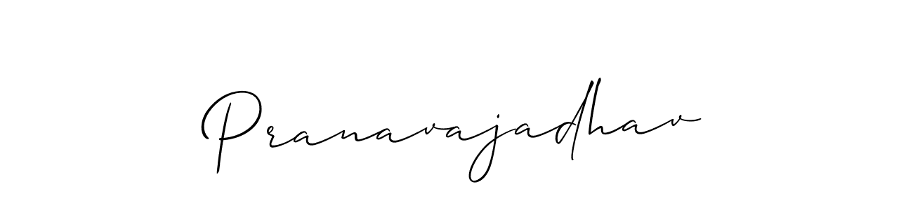 Make a short Pranavajadhav signature style. Manage your documents anywhere anytime using Allison_Script. Create and add eSignatures, submit forms, share and send files easily. Pranavajadhav signature style 2 images and pictures png