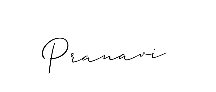 The best way (Allison_Script) to make a short signature is to pick only two or three words in your name. The name Pranavi include a total of six letters. For converting this name. Pranavi signature style 2 images and pictures png